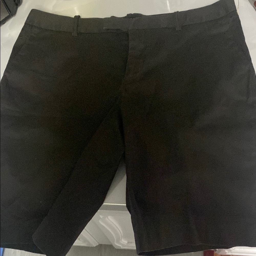 Banana Republic Black Cargo Shorts Tailored Fit